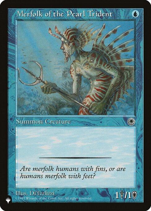 Merfolk of the Pearl Trident highlighted card art