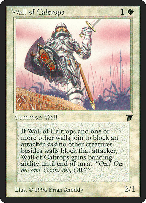 Wall of Caltrops highlighted card art
