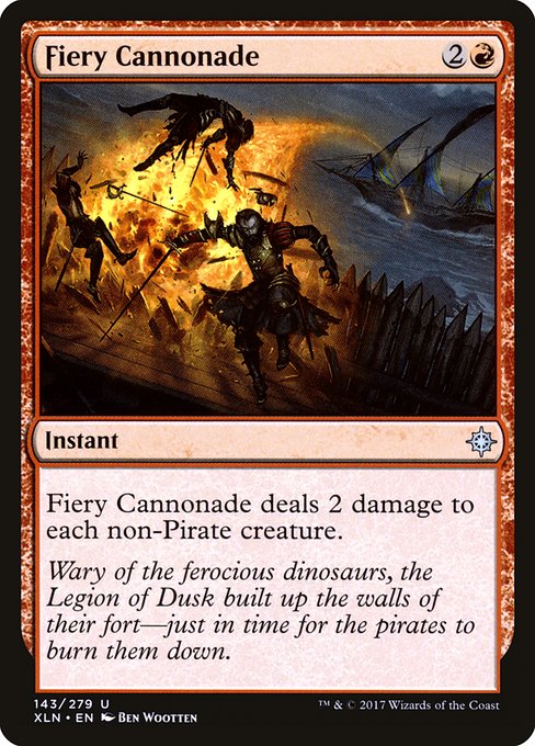 Fiery Cannonade from Ixalan