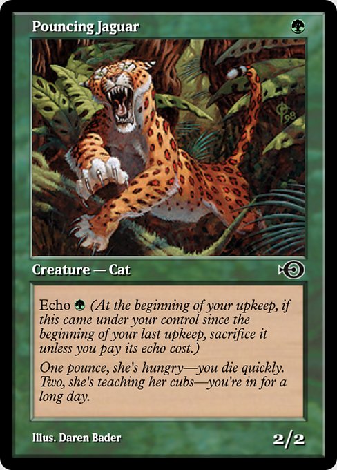 Pouncing Jaguar from Magic Online Promos