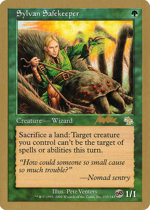 Sylvan Safekeeper from World Championship Decks 2002