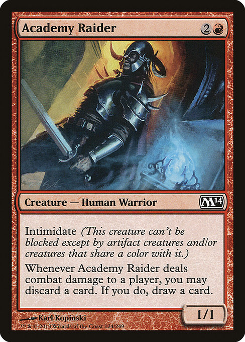Academy Raider highlighted card art