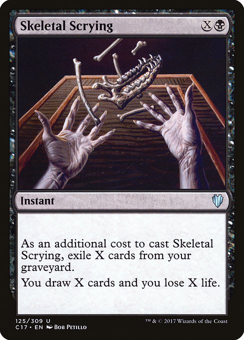 Skeletal Scrying from Commander 2017