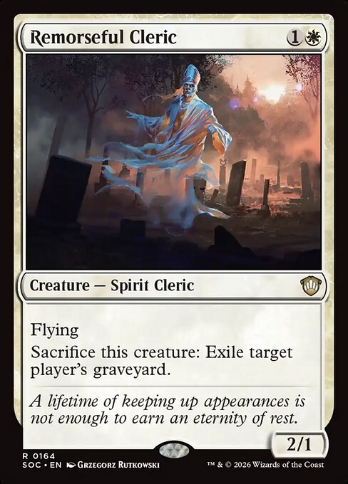 Remorseful Cleric from Secrets of Strixhaven Commander