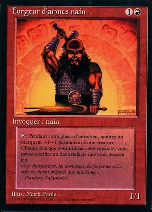 Dwarven Weaponsmith from Foreign Black Border