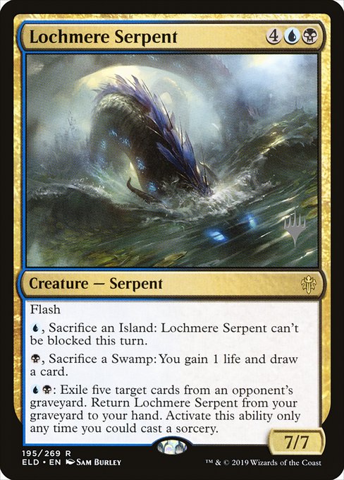 Lochmere Serpent from Throne of Eldraine Promos