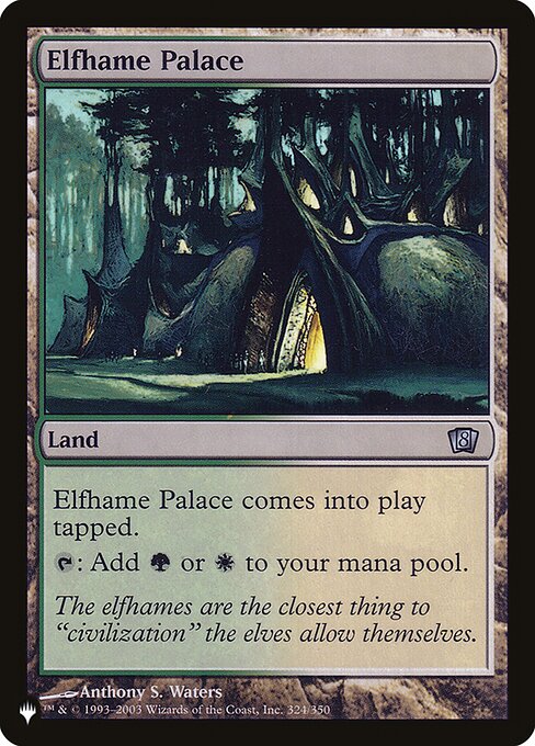 Elfhame Palace highlighted card art