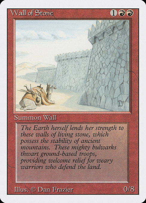 Wall of Stone from Revised Edition