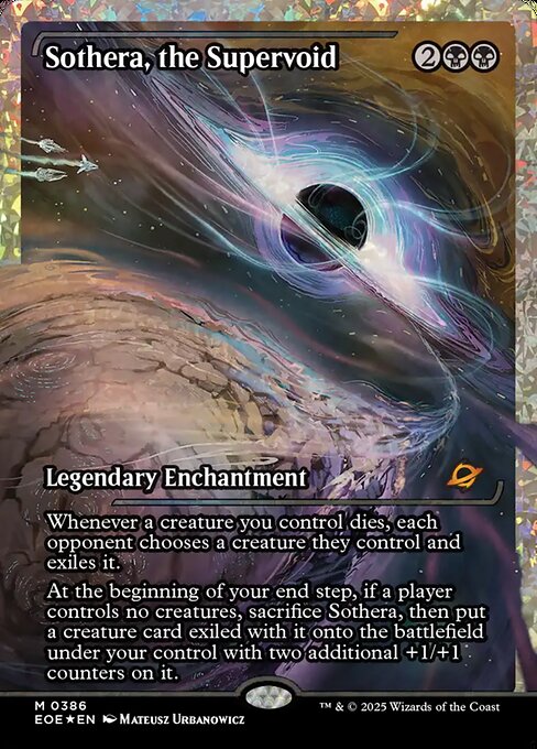 Sothera, the Supervoid from Edge of Eternities