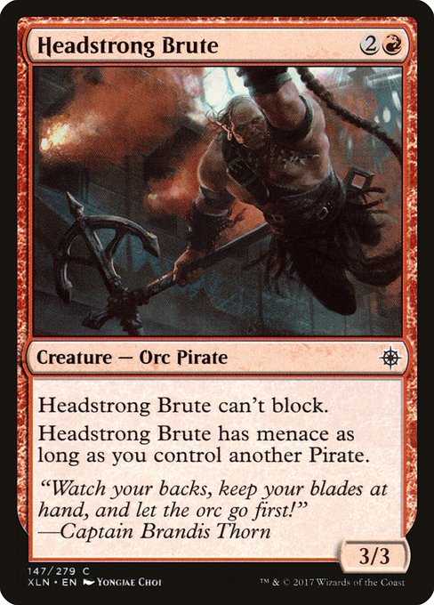 Headstrong Brute highlighted card art