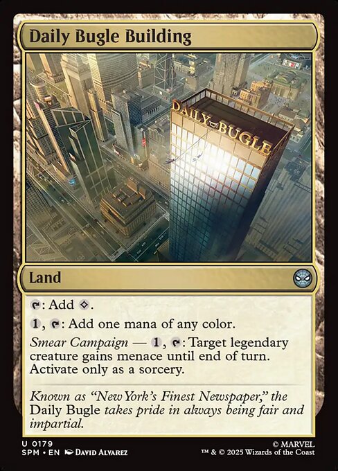 Daily Bugle Building highlighted card art