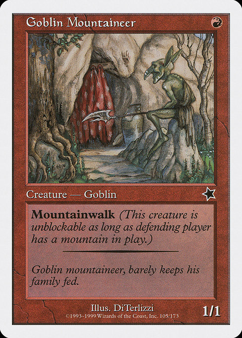Goblin Mountaineer from Starter 1999