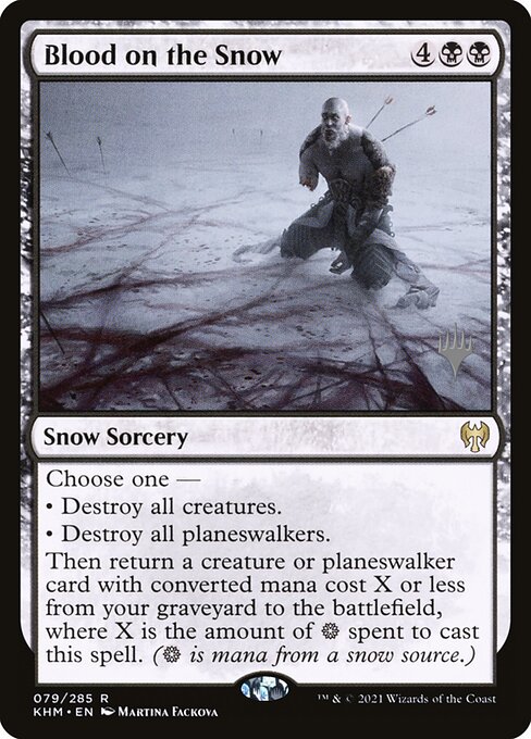 Blood on the Snow from Kaldheim Promos
