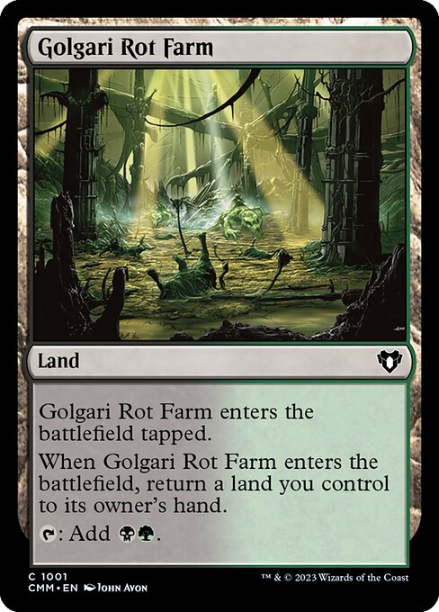 Golgari Rot Farm from Commander Masters