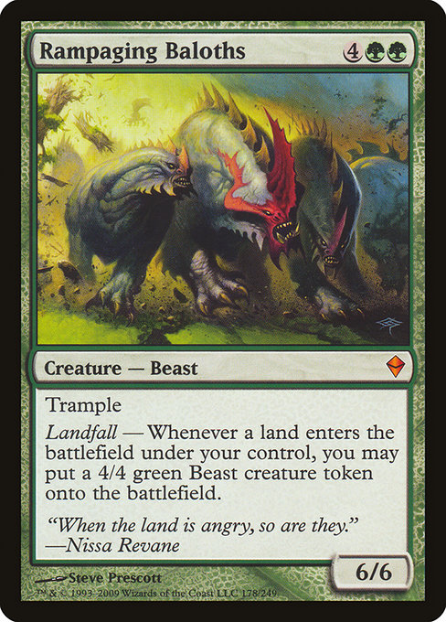 Rampaging Baloths from Zendikar