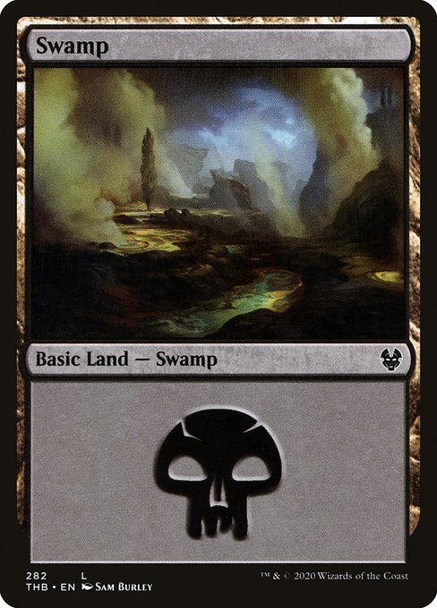 Swamp from Theros Beyond Death