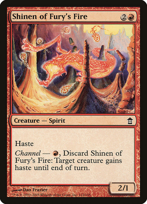 Shinen of Fury's Fire highlighted card art