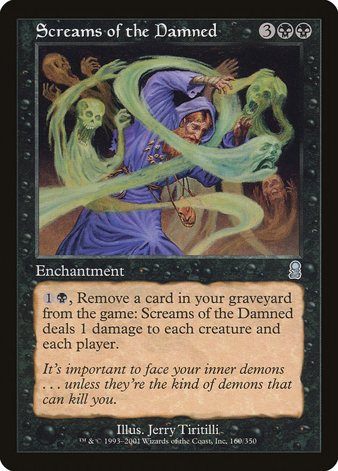 Screams of the Damned highlighted card art