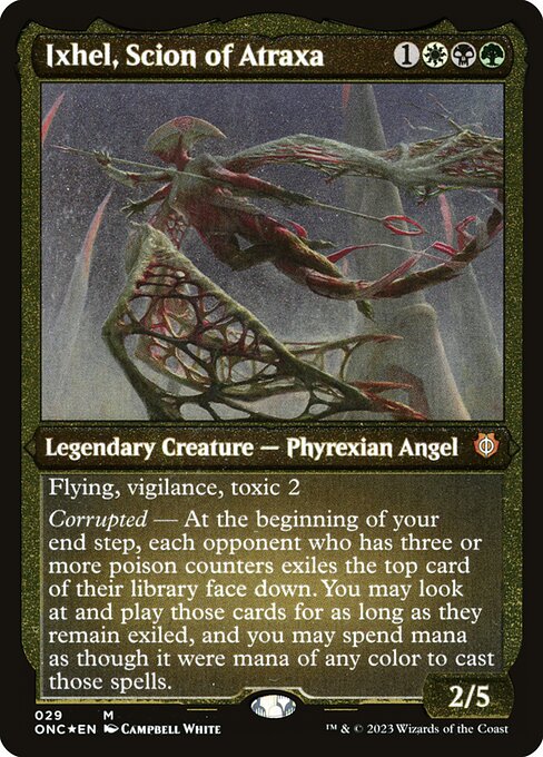 Ixhel, Scion of Atraxa highlighted card art