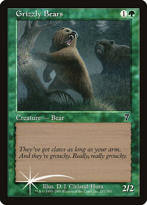 Grizzly Bears from Seventh Edition