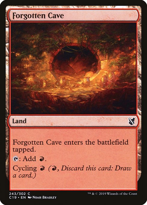 Forgotten Cave from Commander 2019