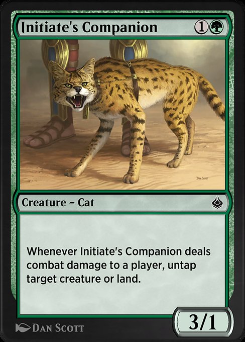 Initiate's Companion highlighted card art