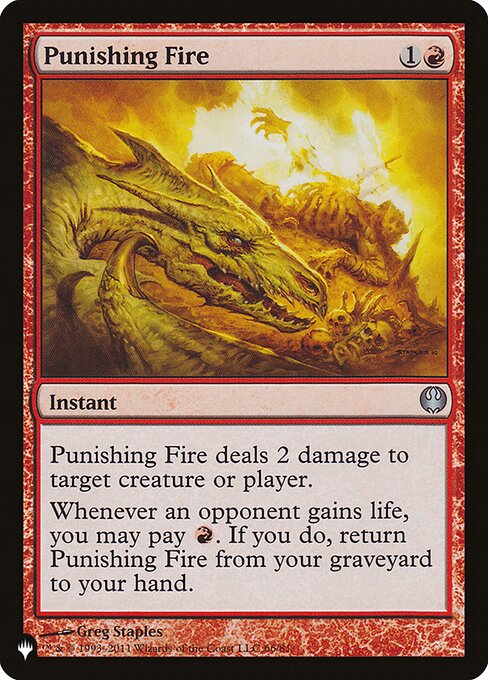 Punishing Fire highlighted card art