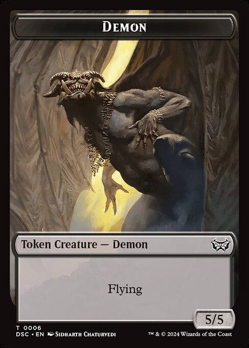 Demon from Duskmourn Commander Tokens