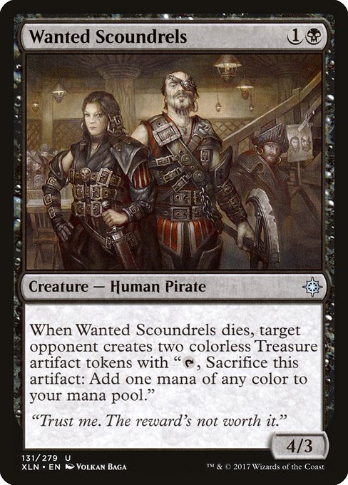 Wanted Scoundrels highlighted card art