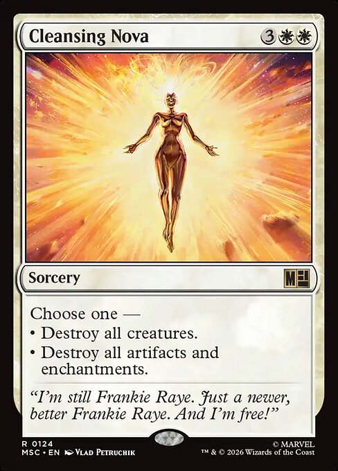 Cleansing Nova from Marvel Super Heroes Commander