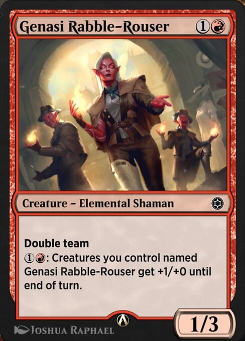 Genasi Rabble-Rouser highlighted card art