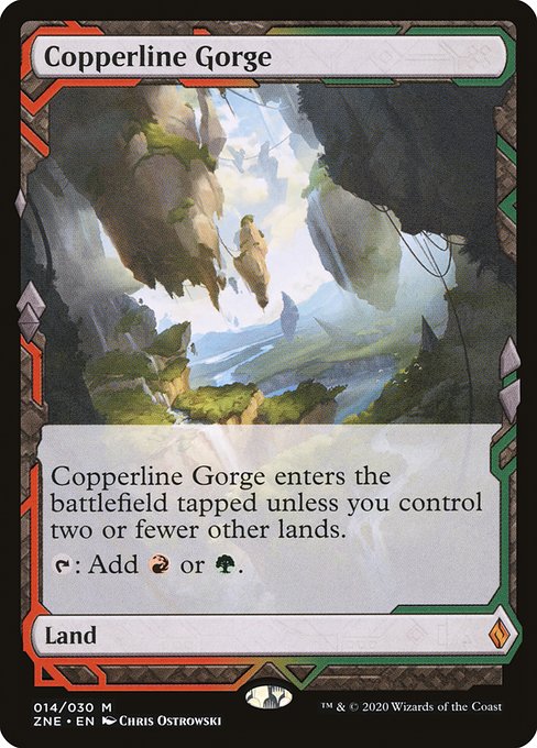 Copperline Gorge from Zendikar Rising Expeditions