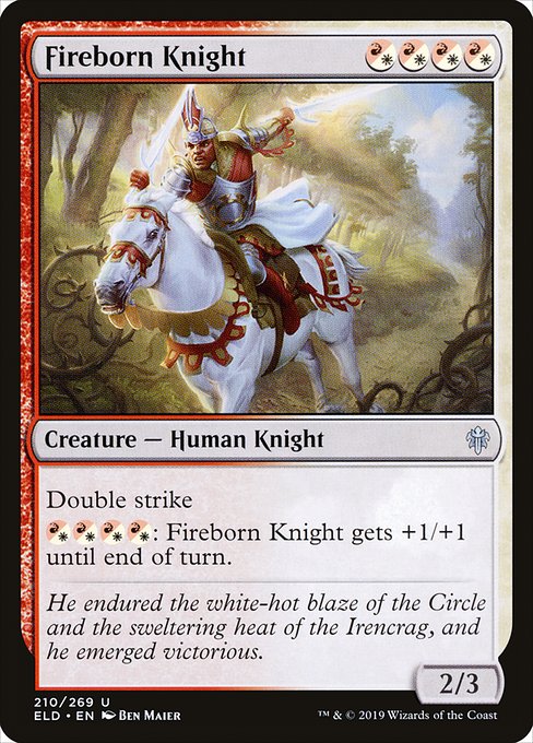 Fireborn Knight highlighted card art