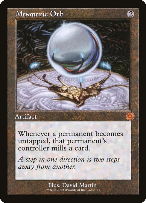 Mesmeric Orb highlighted card art