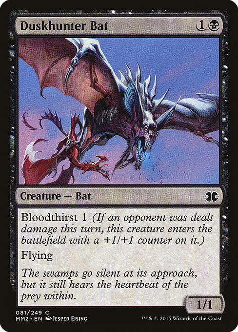 Duskhunter Bat highlighted card art