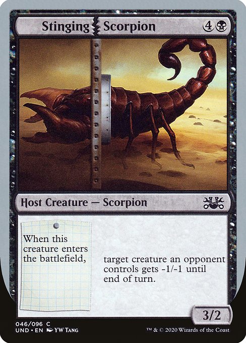 Stinging Scorpion highlighted card art