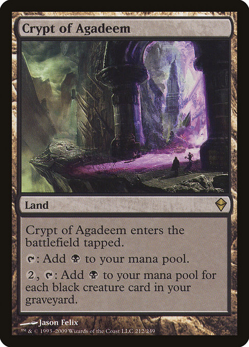 Crypt of Agadeem from Zendikar