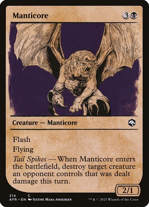 Manticore from Adventures in the Forgotten Realms