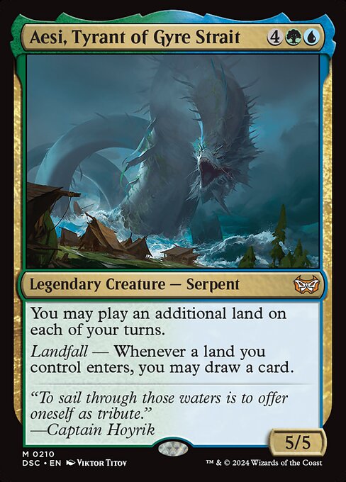 Aesi, Tyrant of Gyre Strait highlighted card art