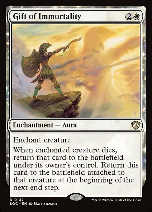 Gift of Immortality from Secrets of Strixhaven Commander