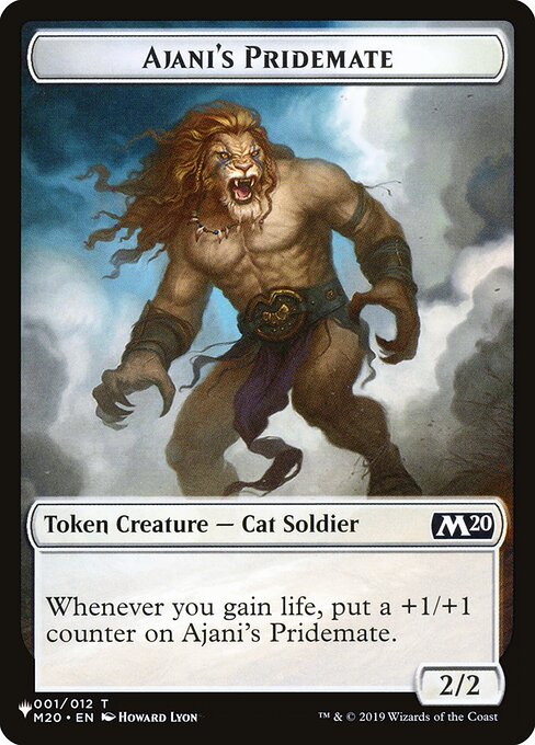 Ajani's Pridemate highlighted card art