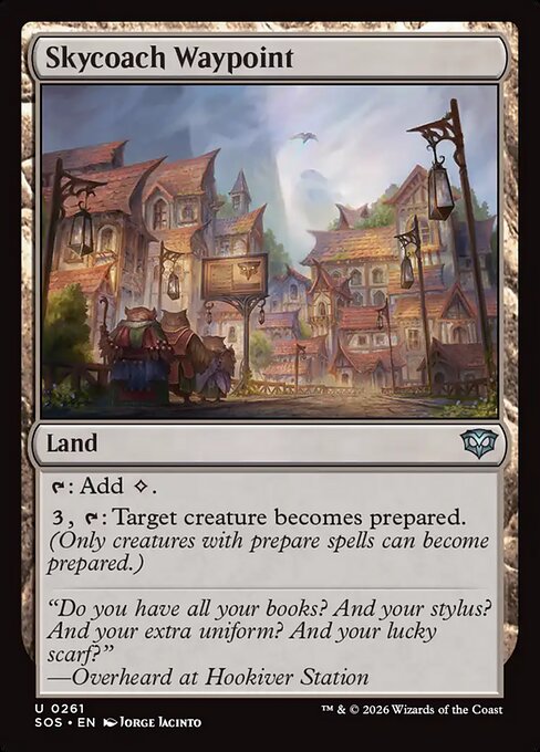 Skycoach Waypoint from Secrets of Strixhaven