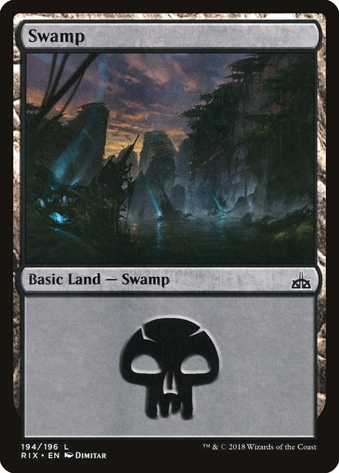Swamp from Rivals of Ixalan