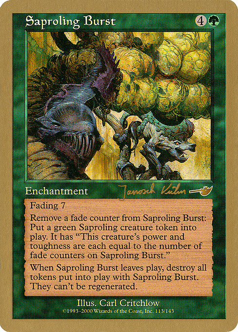 Saproling Burst from World Championship Decks 2000