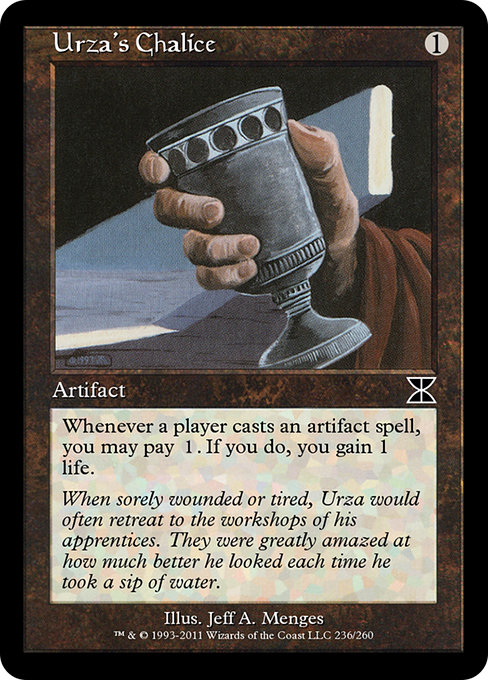 Urza's Chalice highlighted card art