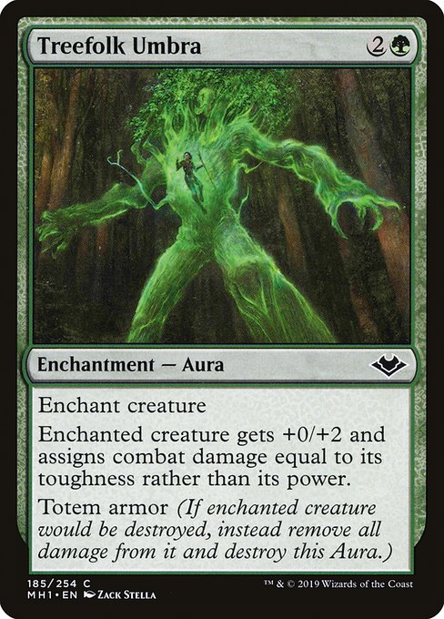 Treefolk Umbra highlighted card art