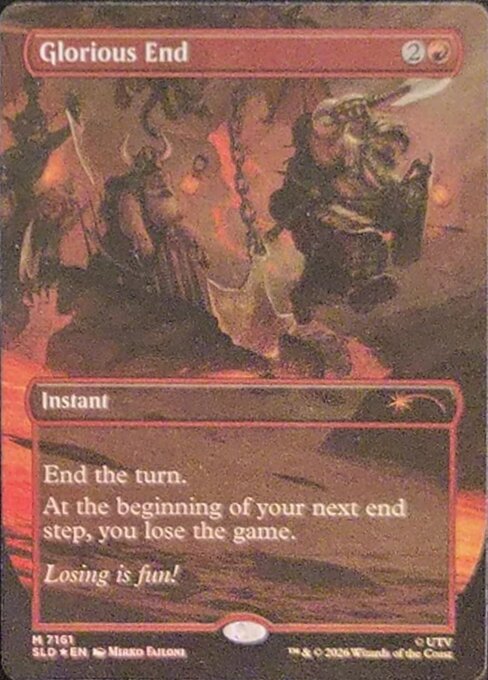 Glorious End highlighted card art