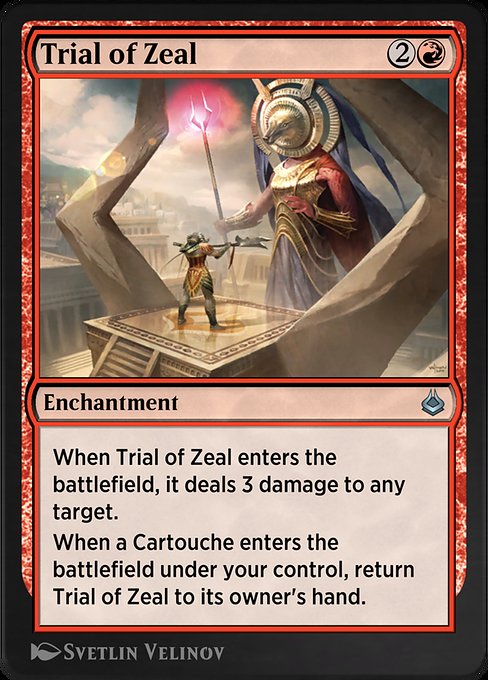 Trial of Zeal from Amonkhet Remastered