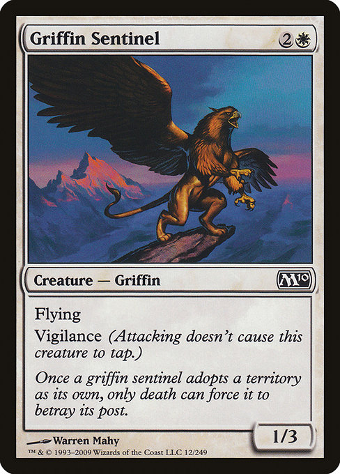 Griffin Sentinel from Magic 2010