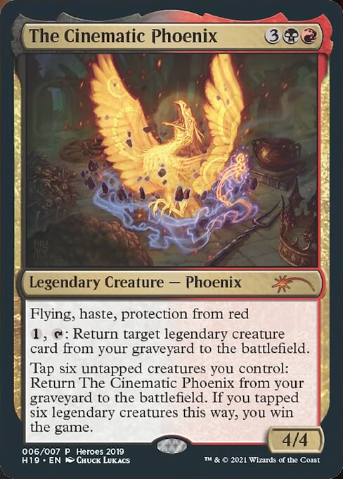 The Cinematic Phoenix highlighted card art